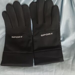 Sport Men's Black Winter Gloves